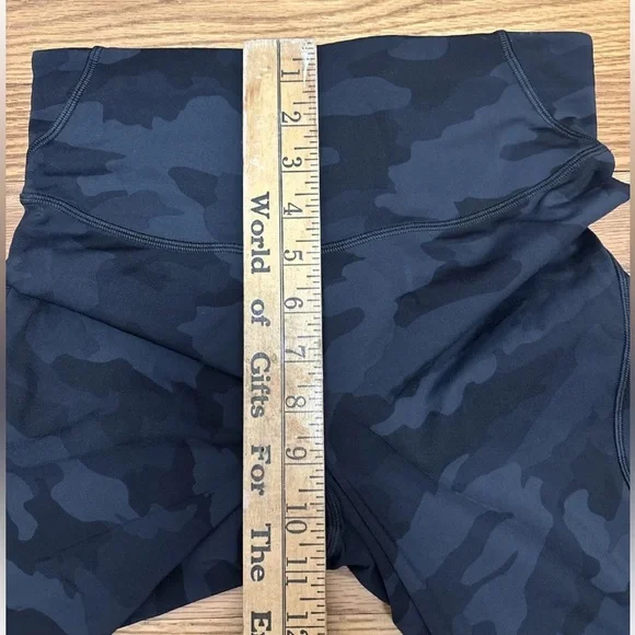 Lululemon Leggings Womens 6 Multi Camo Base Pace High Rise Running Tights - Picture 7 of 10